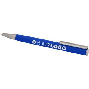 Ziguur recycled aluminium ballpoint pen (black ink), Blue (Metallic pen)