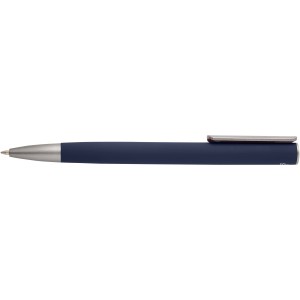 Ziguur recycled aluminium ballpoint pen (black ink), Navy (Metallic pen)