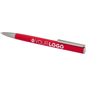 Ziguur recycled aluminium ballpoint pen (black ink), Red (Metallic pen)