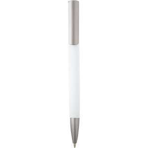 Ziguur recycled aluminium ballpoint pen (black ink), White (Metallic pen)