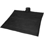 Ziva disposable rain poncho with storage pouch, solid black (10042900)